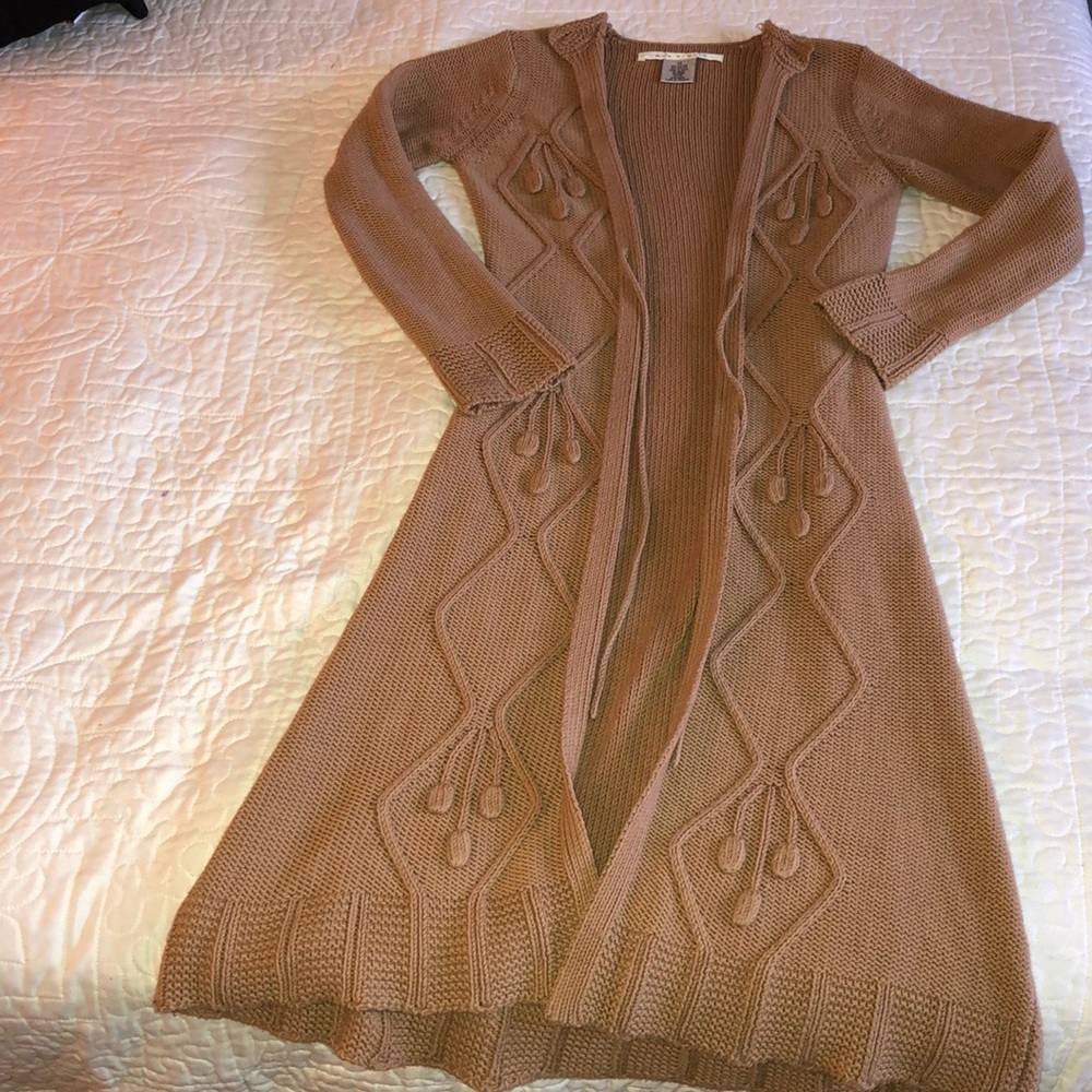 Max Studio long duster sweater